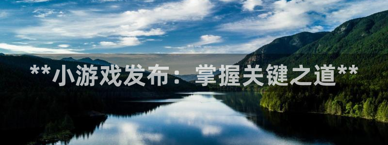 顺盈平台怎么样可靠吗：**小游戏发布：掌握关键之道**